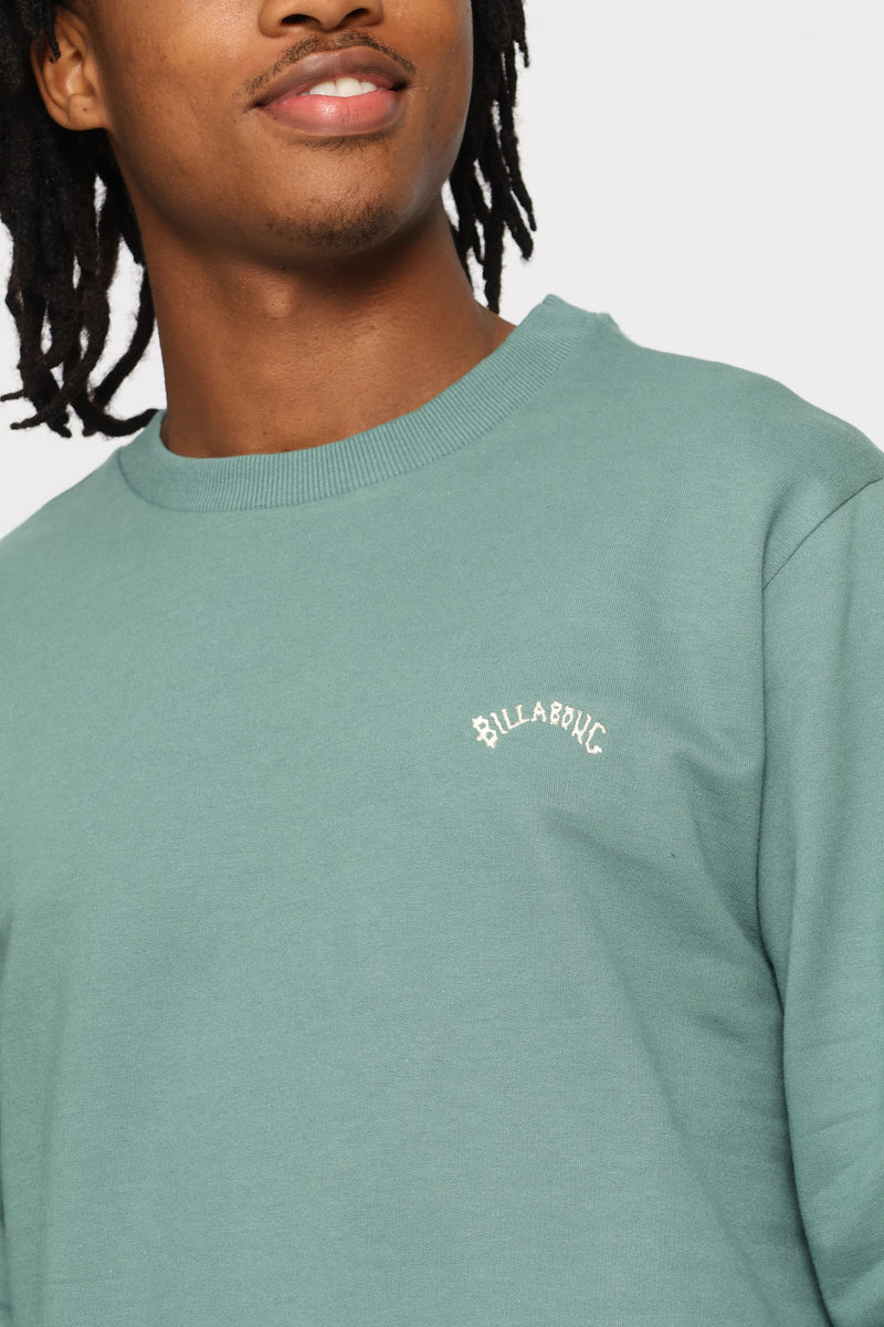 Arch Crew Top - Seafoam