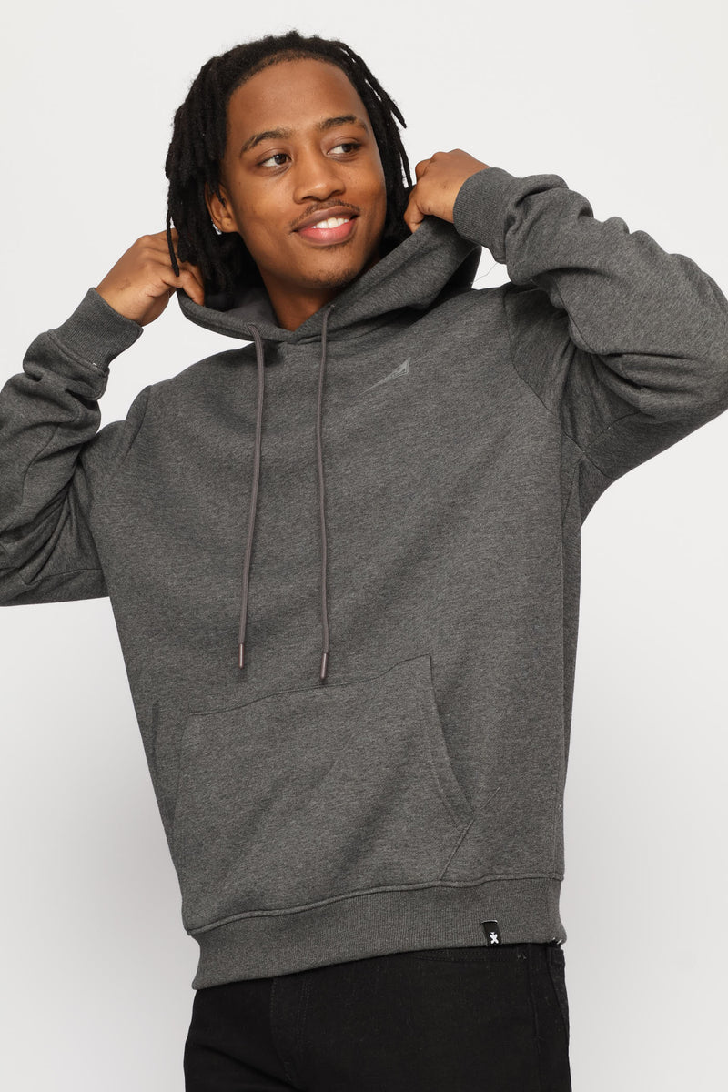Basic Hoody - Charcoal Melange
