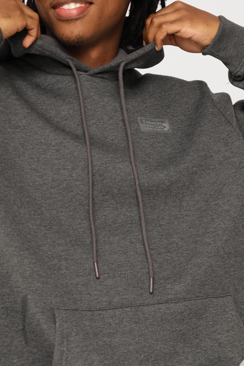 Basic Hoody - Charcoal Melange