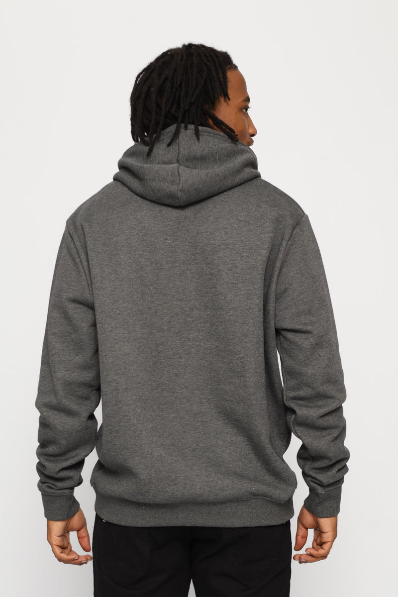 Basic Hoody - Charcoal Melange
