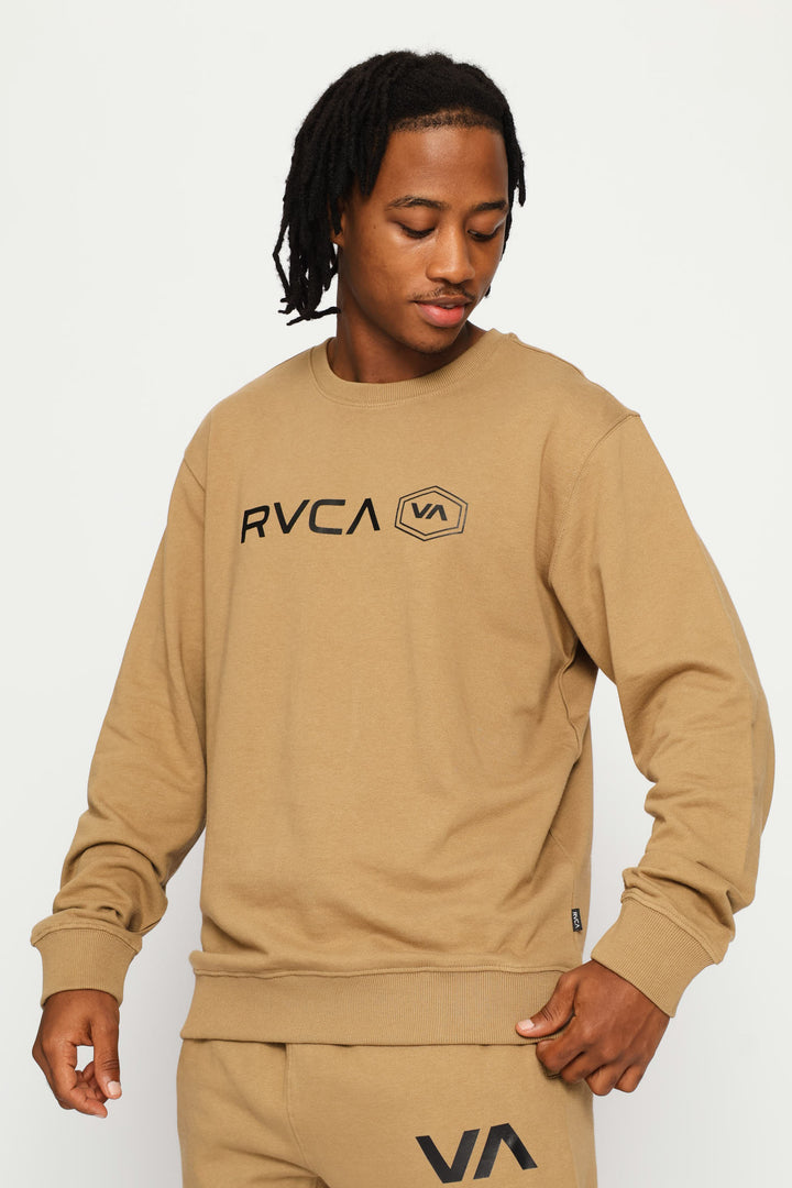 Air Hex Crew Top - Taupe