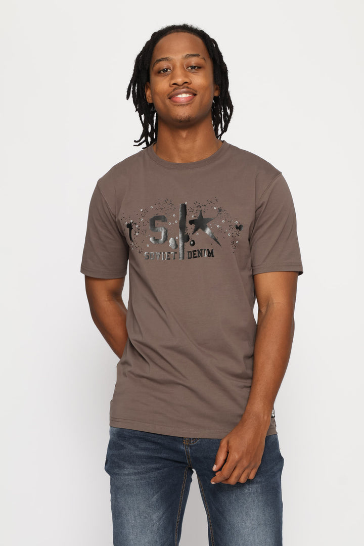 Davis Tee - Charcoal