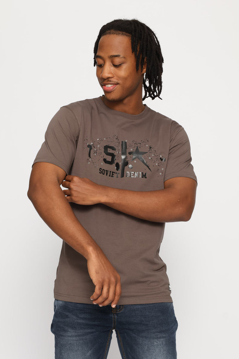 Davis Tee - Charcoal