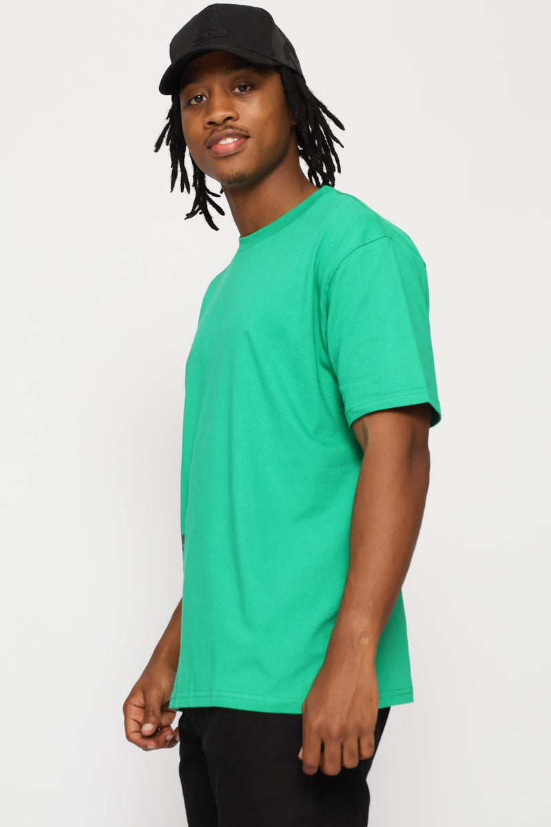 Bold Short Sleeve Tee - Forest Green