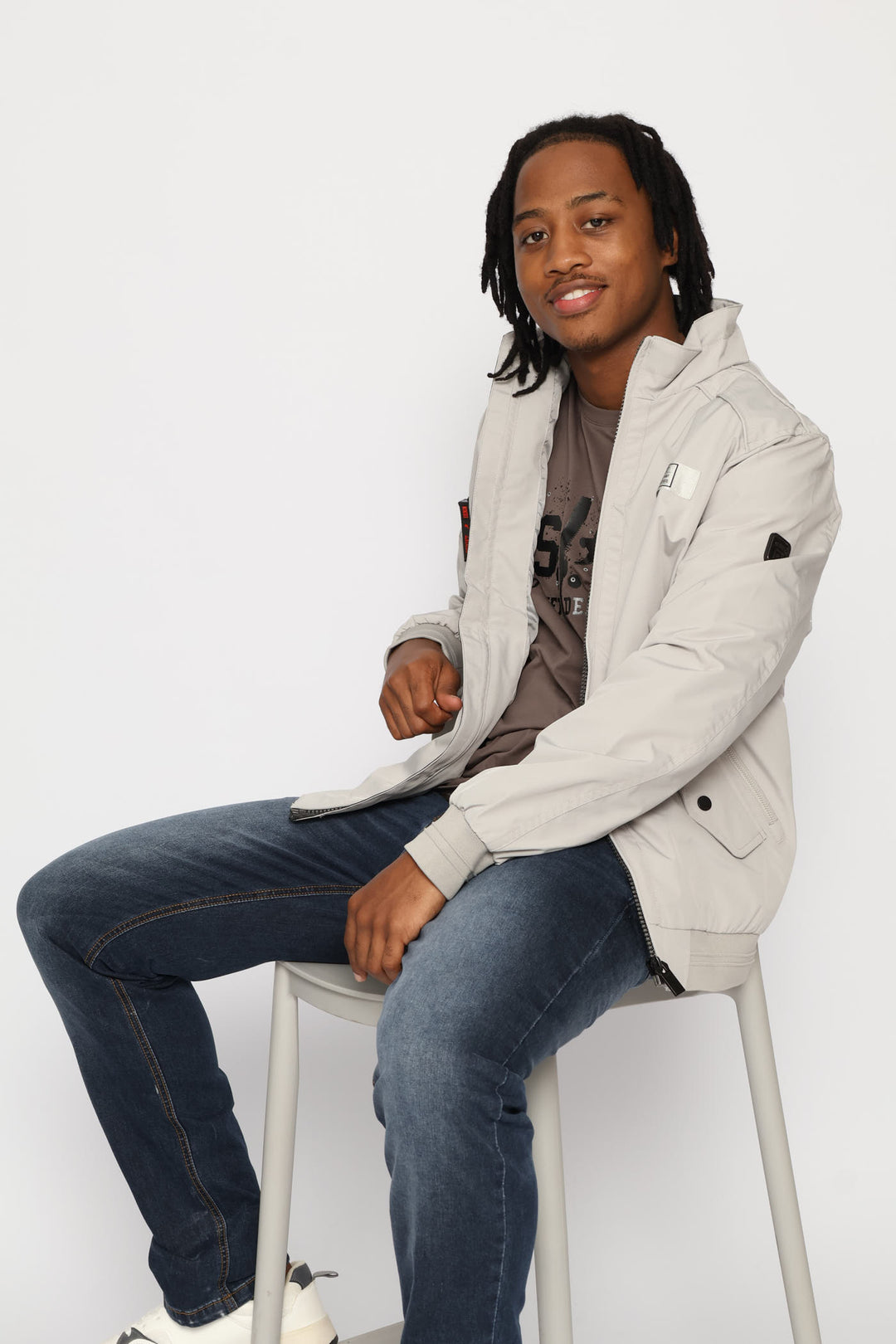 Sidney Jacket - Cement