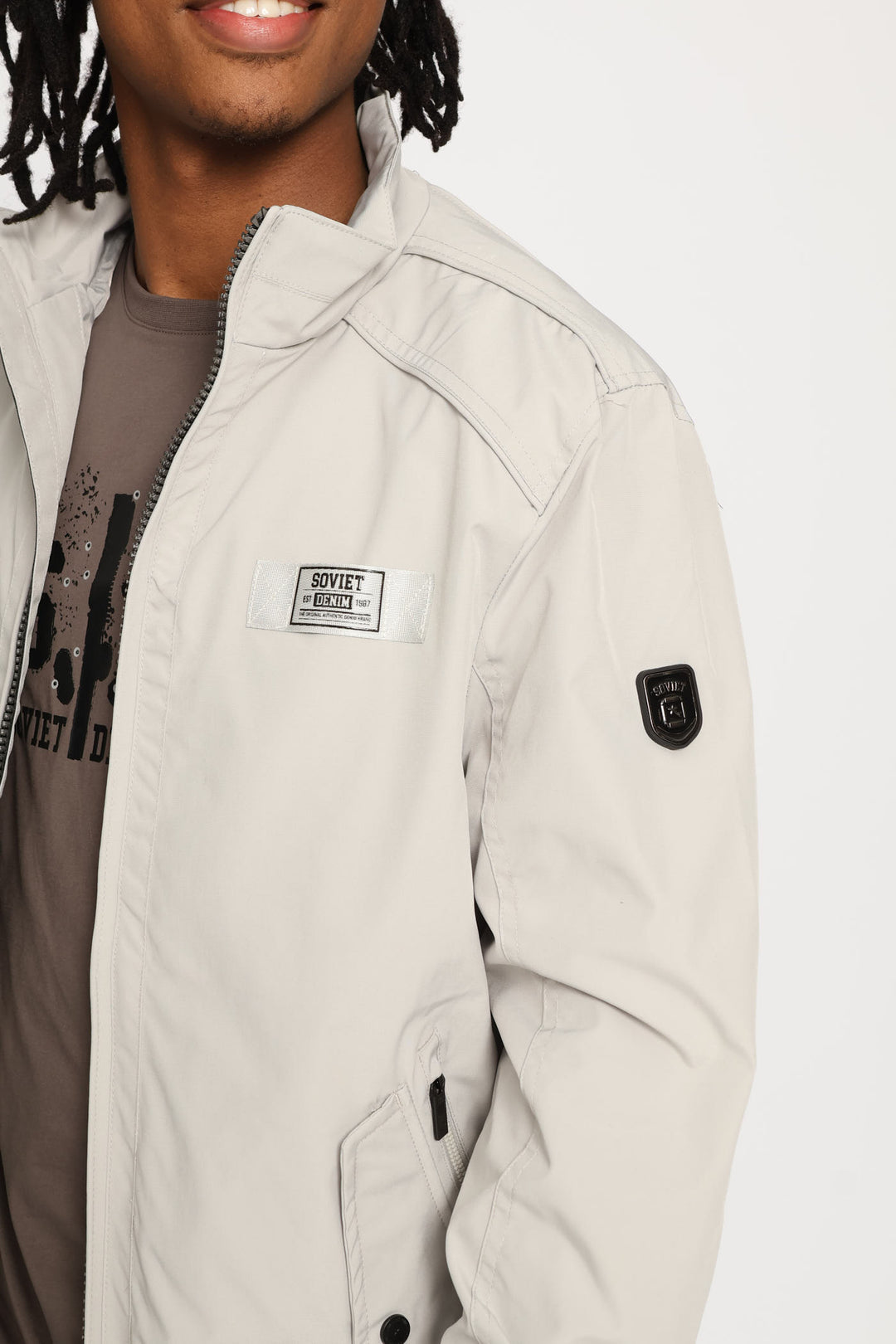 Sidney Jacket - Cement