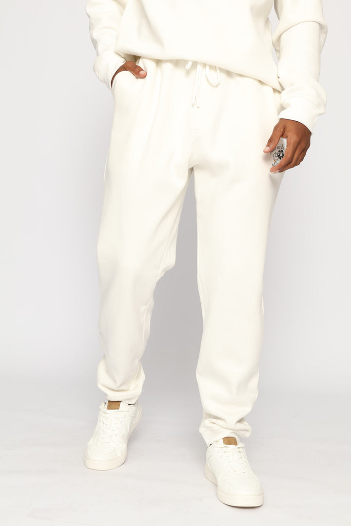Hustle & Flow Fleece Jogger - Ecru