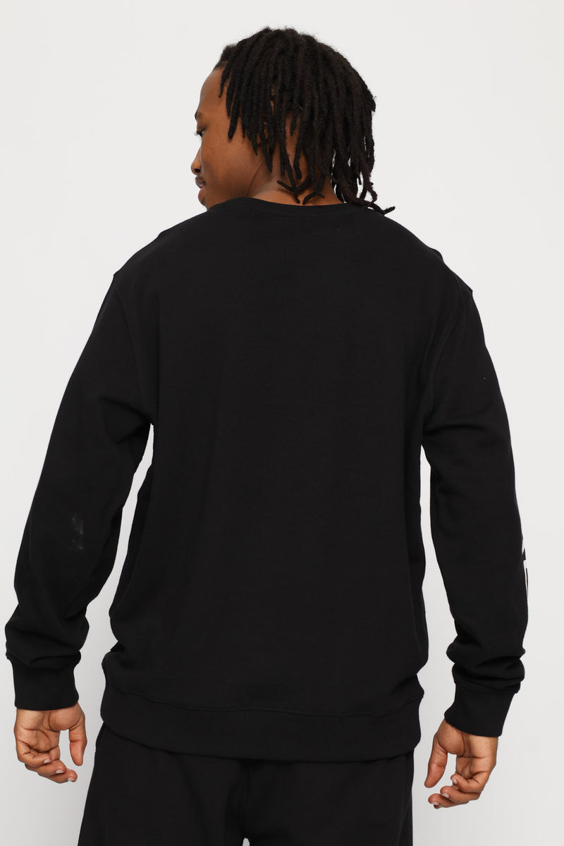 Big 3X Crew Top - Black
