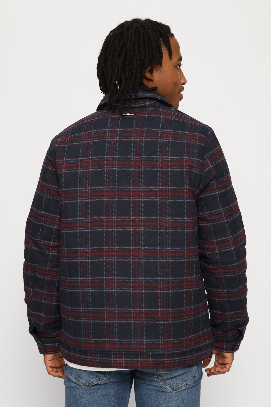 Sylas Shacket - Black/Red