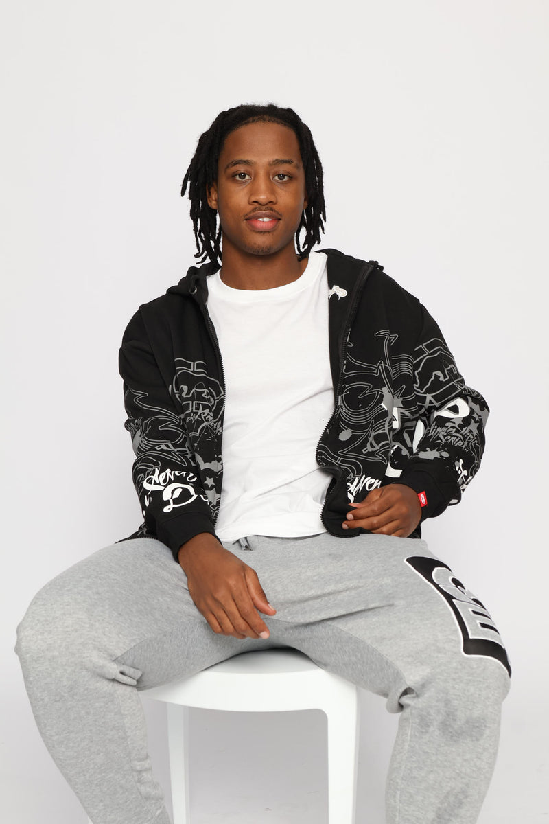 Spray Hoodie - Black