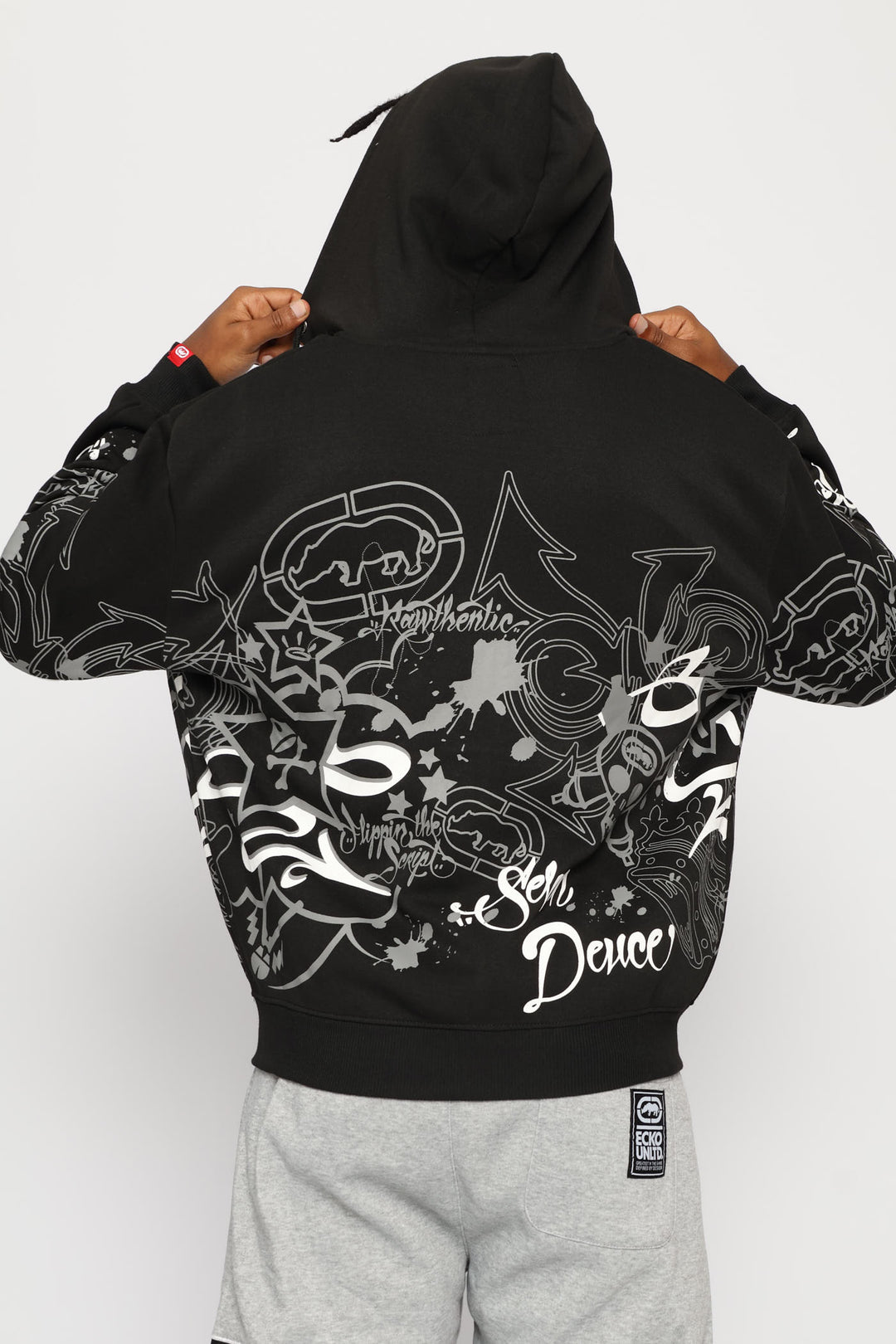 Spray Hoodie - Black