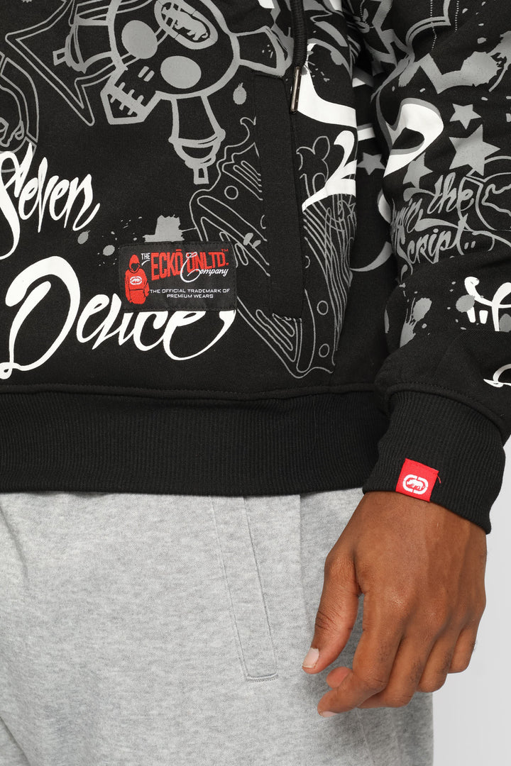 Spray Hoodie - Black