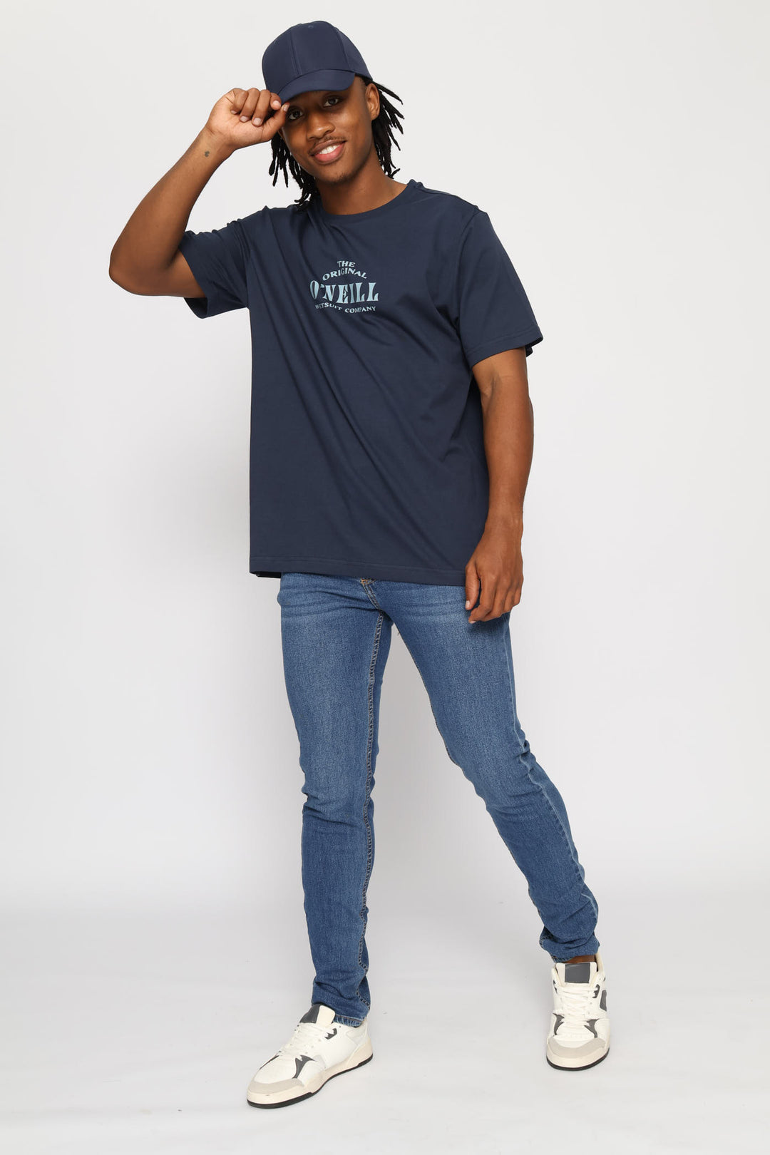 Wedges Tee - Navy