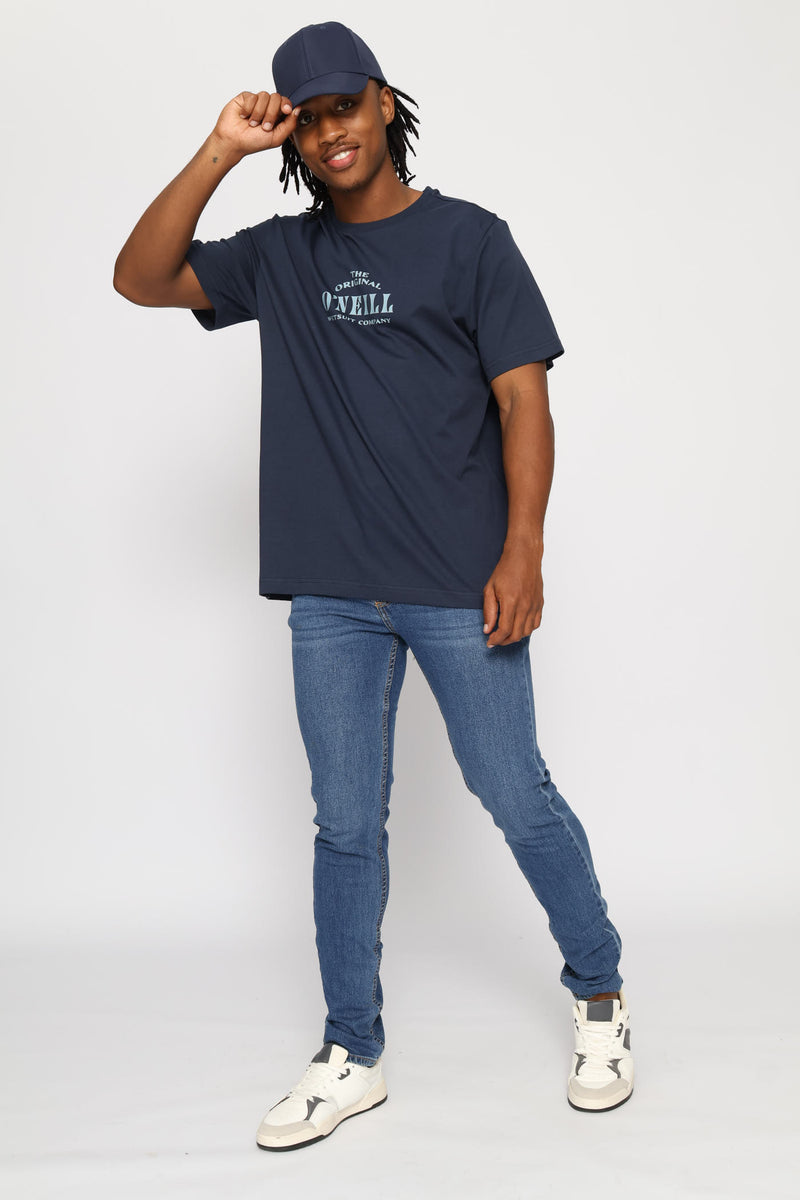 Wedges Tee - Navy