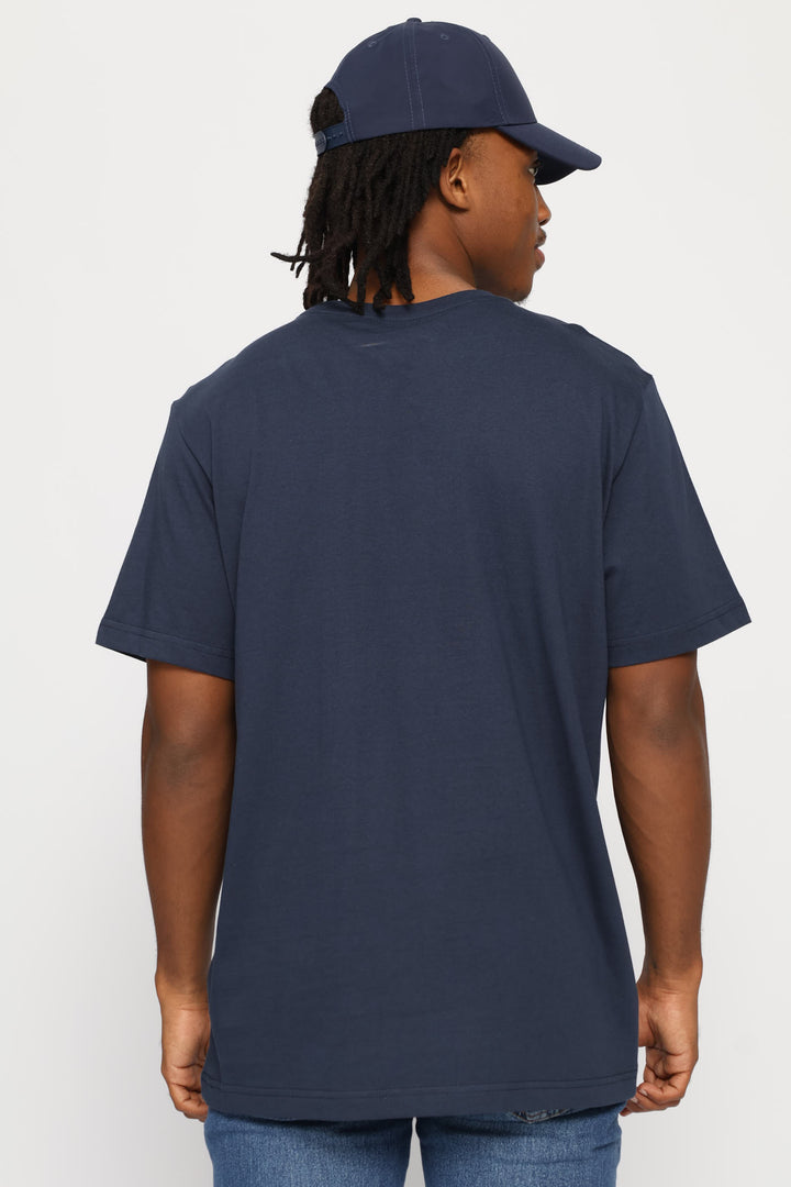 Wedges Tee - Navy