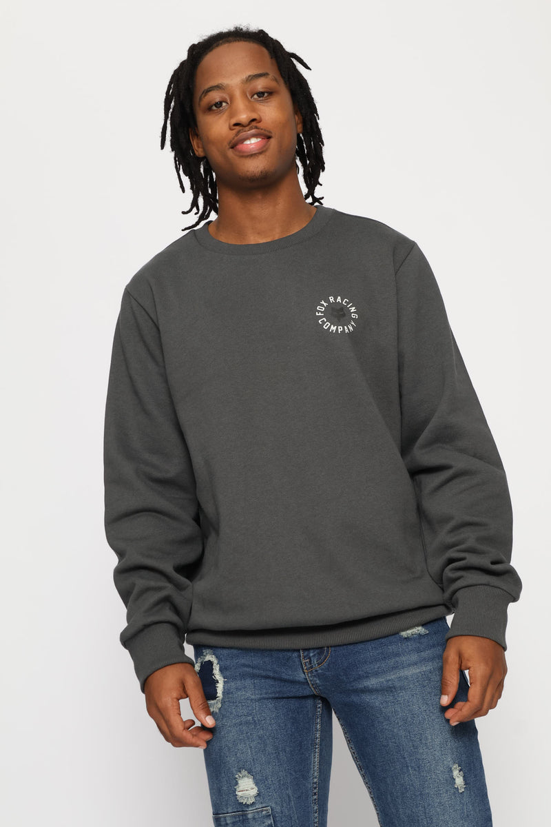 Ring Race Crew Top - Charcoal