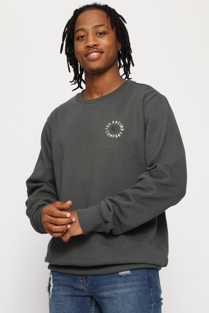 Ring Race Crew Top - Charcoal