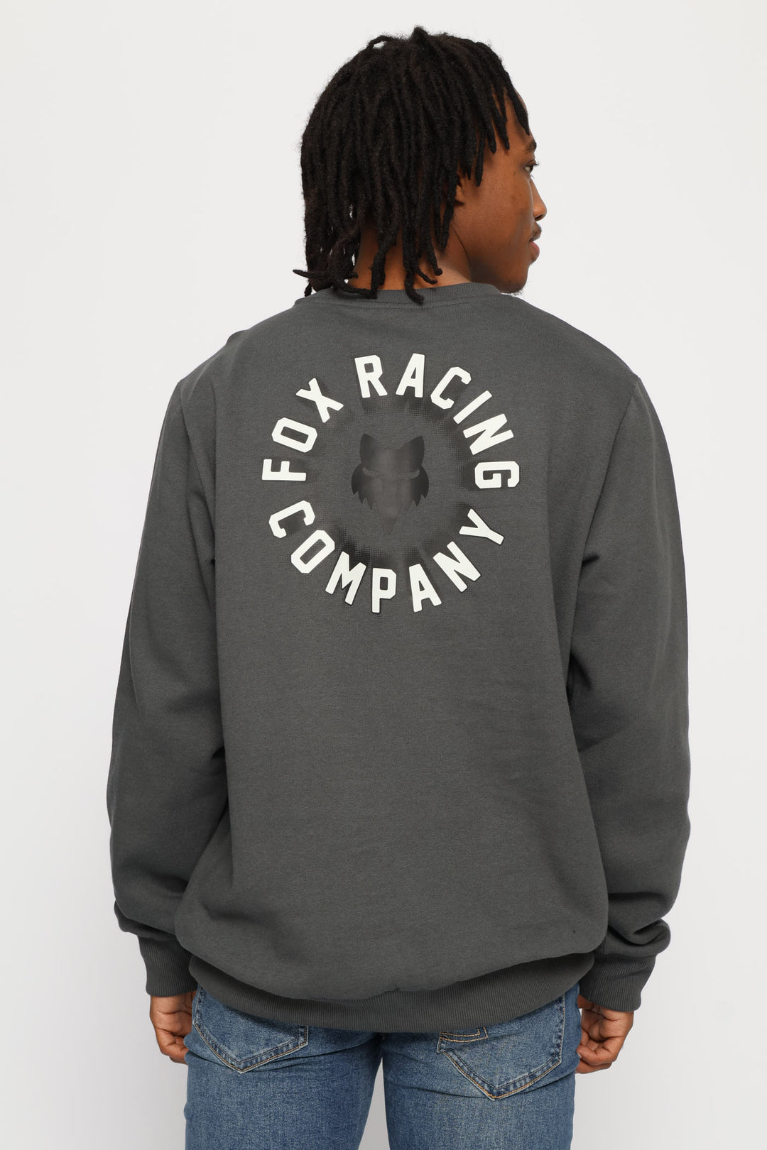 Ring Race Crew Top - Charcoal