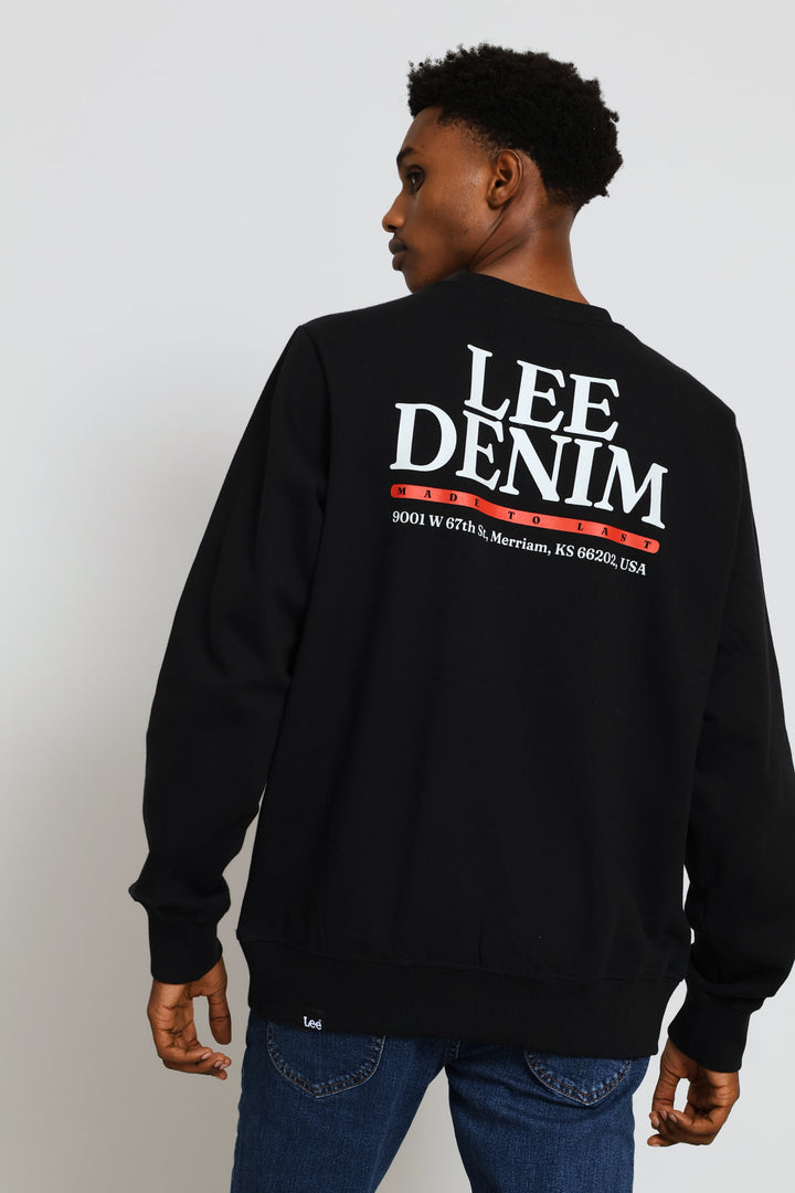 Home Town Crew Top - Black