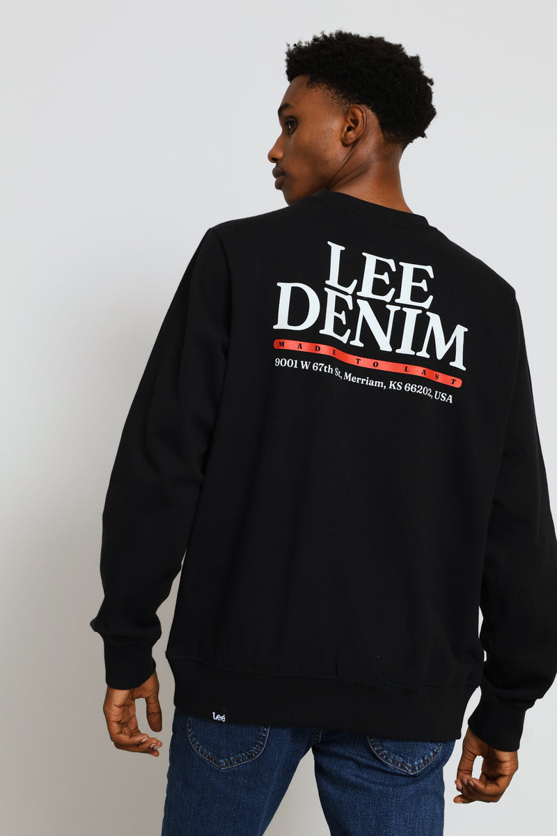 Home Town Crew Top - Black
