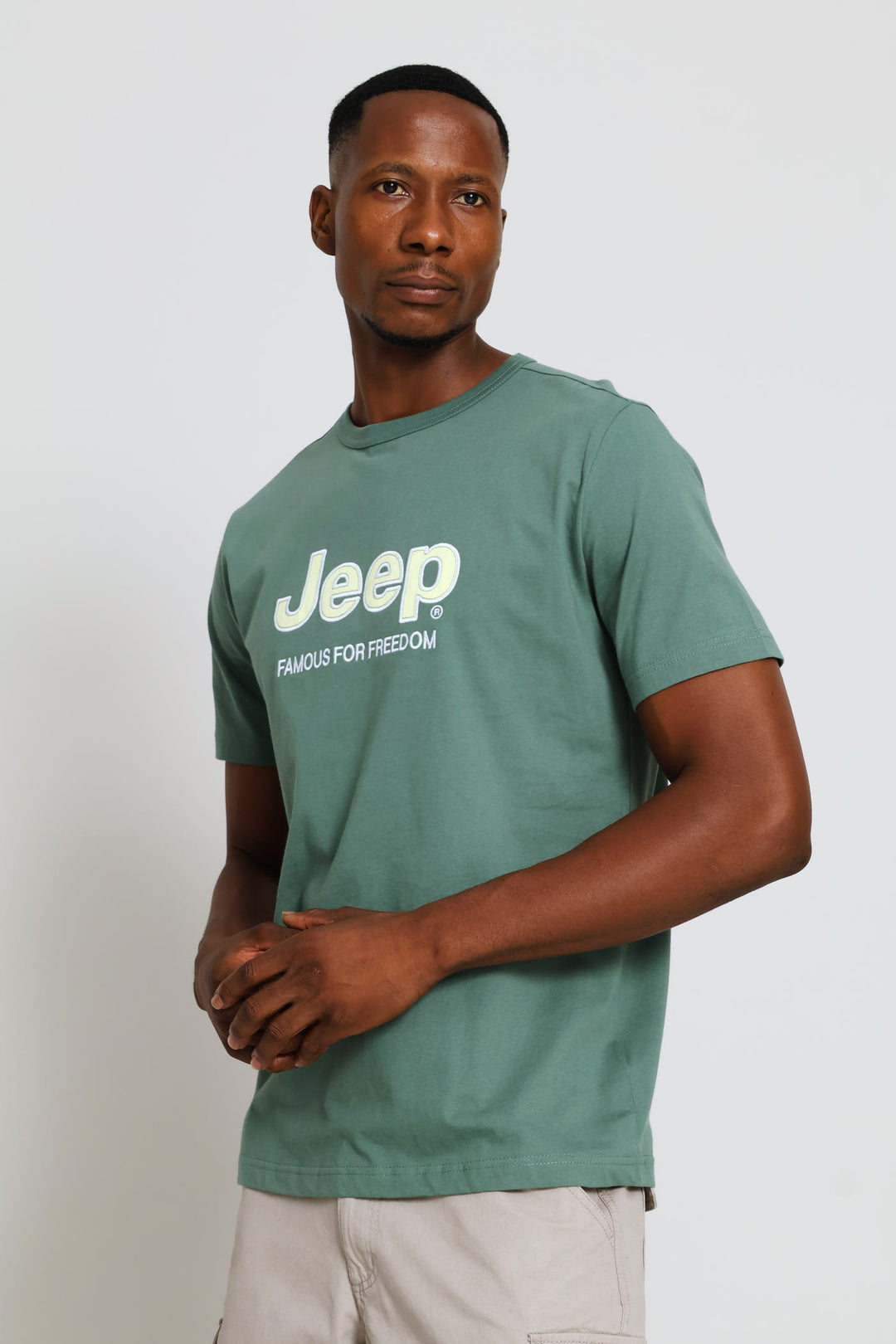 Core Applique Tee - Sage