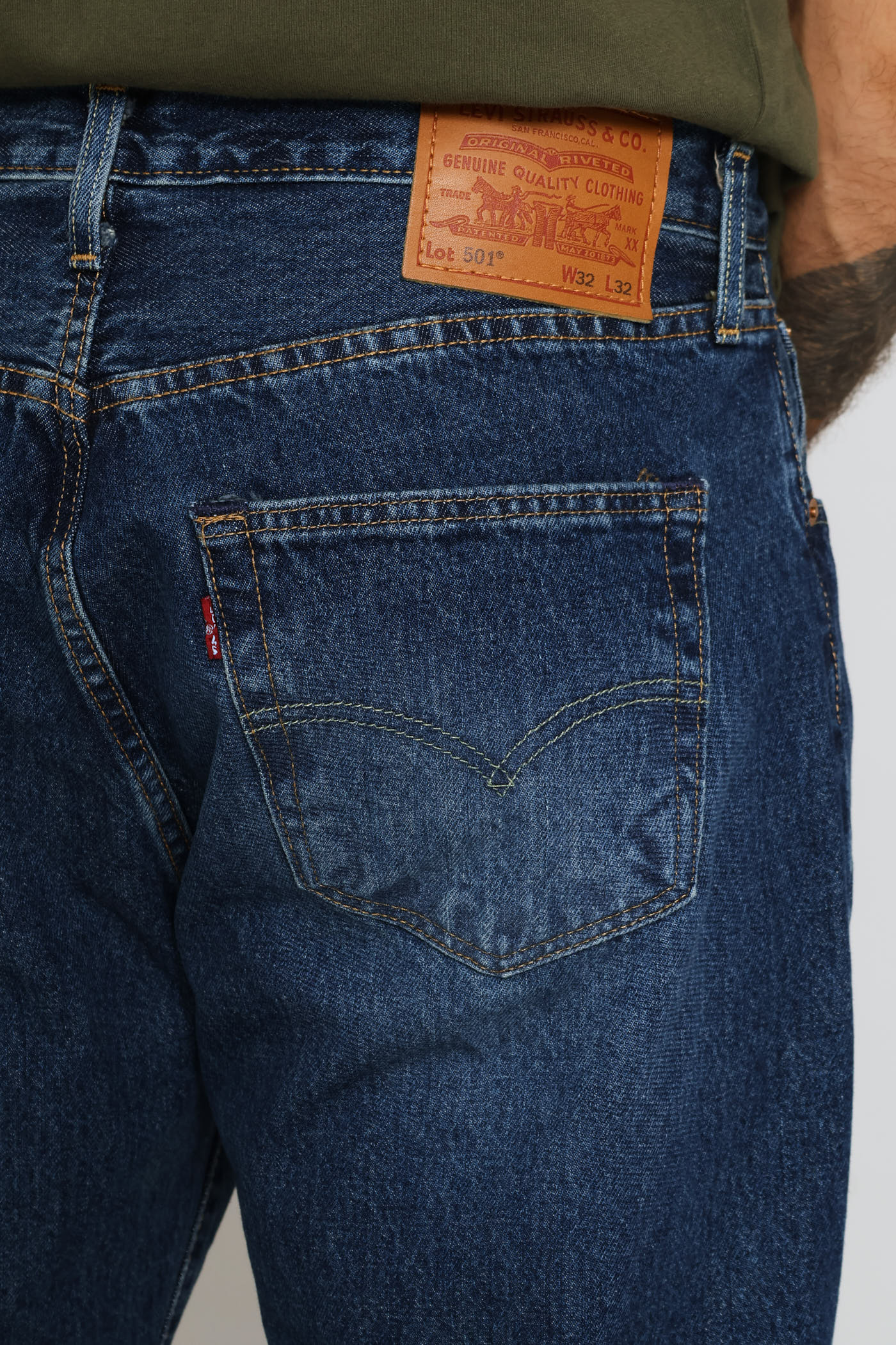 Mens 501 Za Wild Raptor Loose Denim - Blue – Edgars