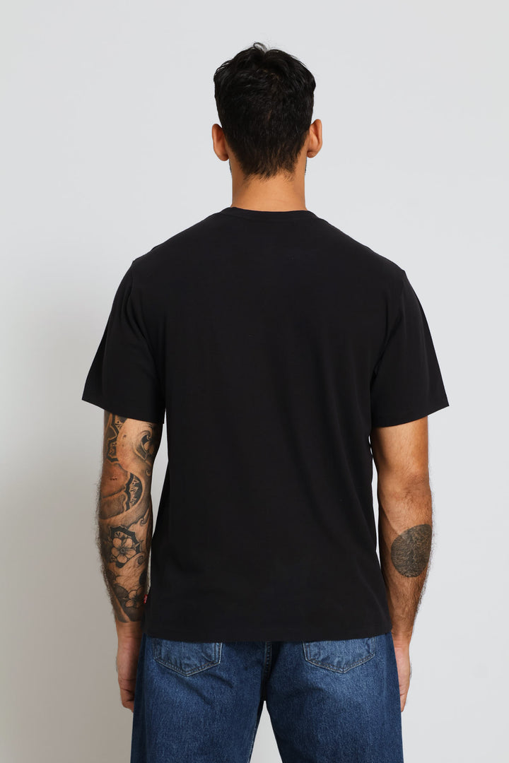 Ventura Henley Tee - Black