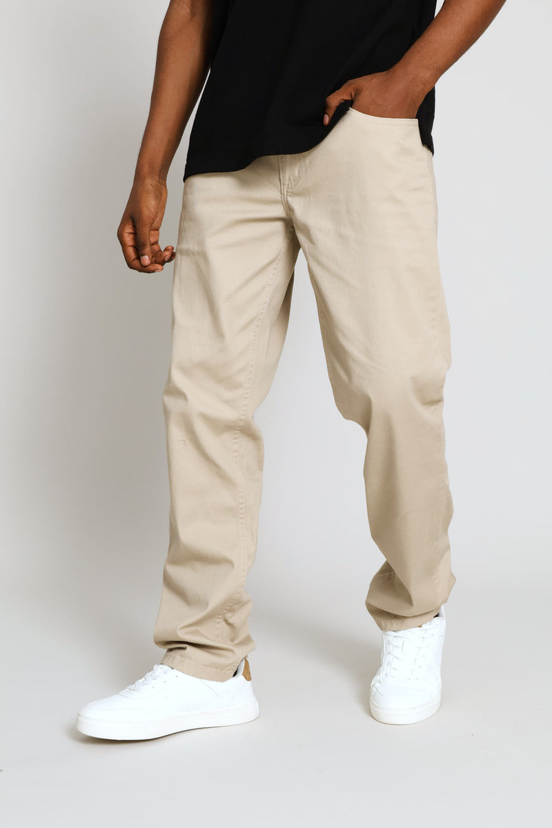 Brooklyn Stretch Twill Pant - Stone
