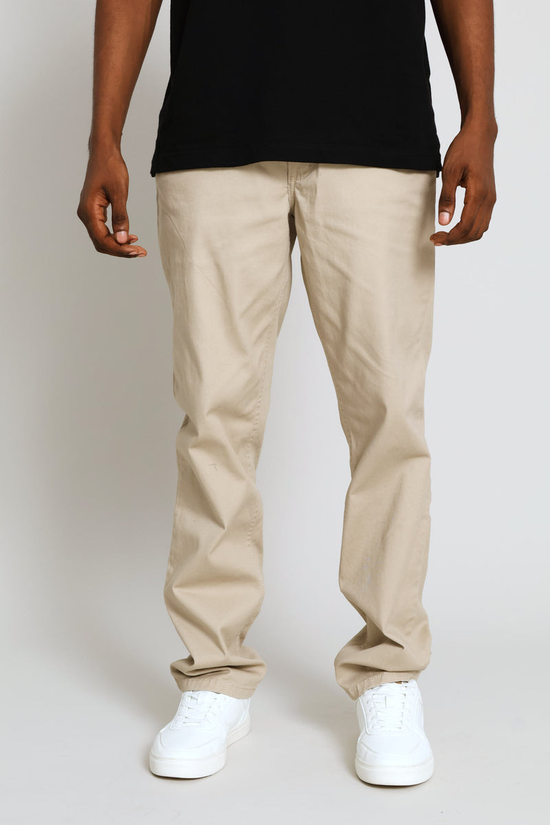 Brooklyn Stretch Twill Pant - Stone