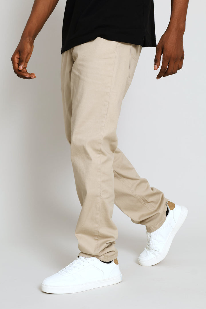 Brooklyn Stretch Twill Pant - Stone
