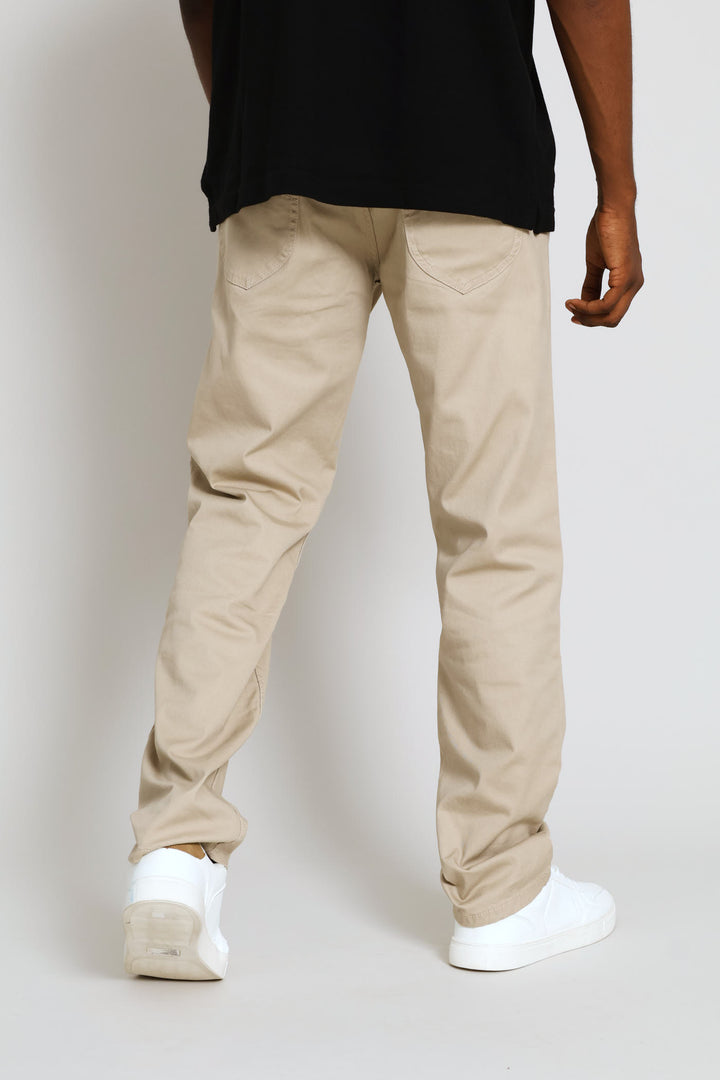 Brooklyn Stretch Twill Pant - Stone