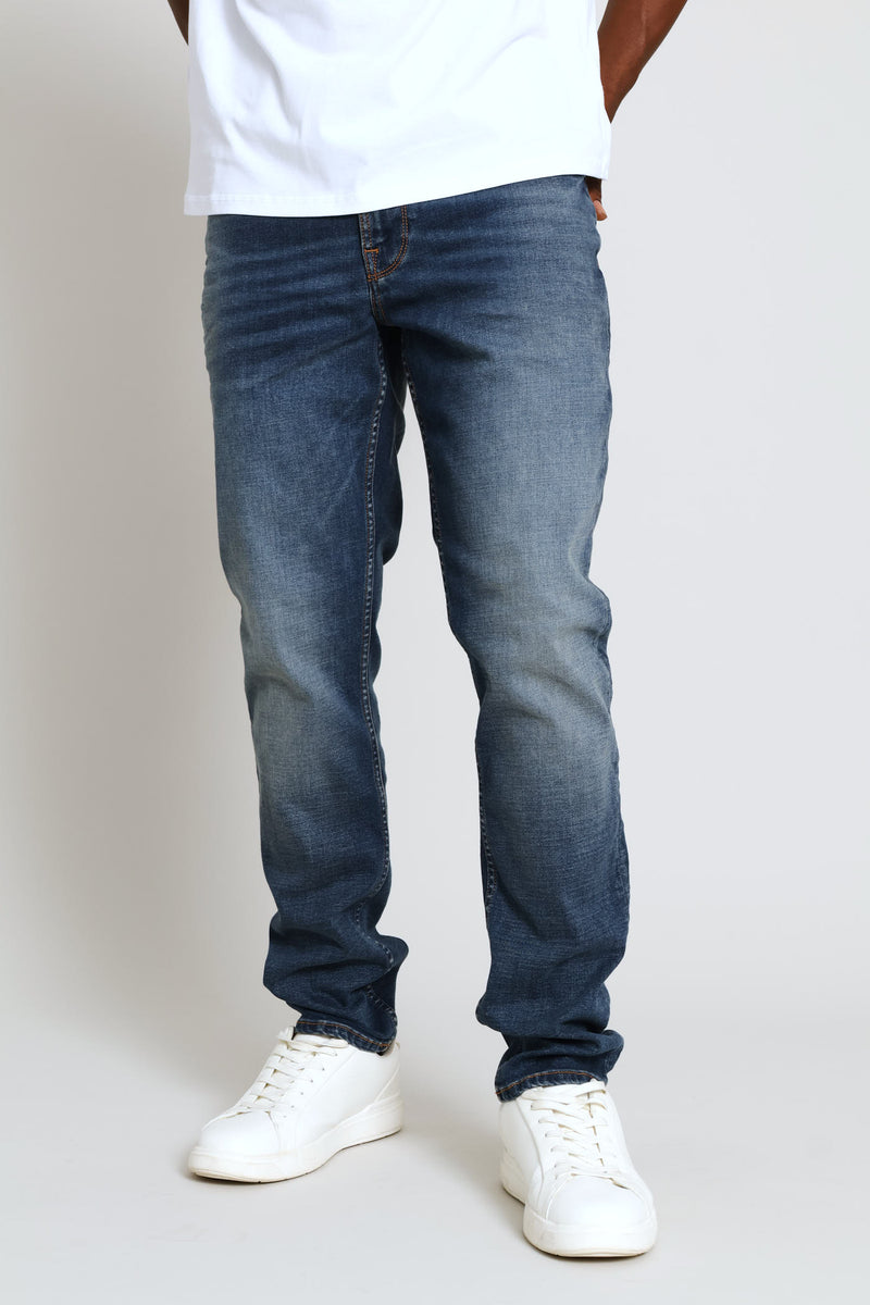 Brent Tapered Slim Denim - Dark Wash
