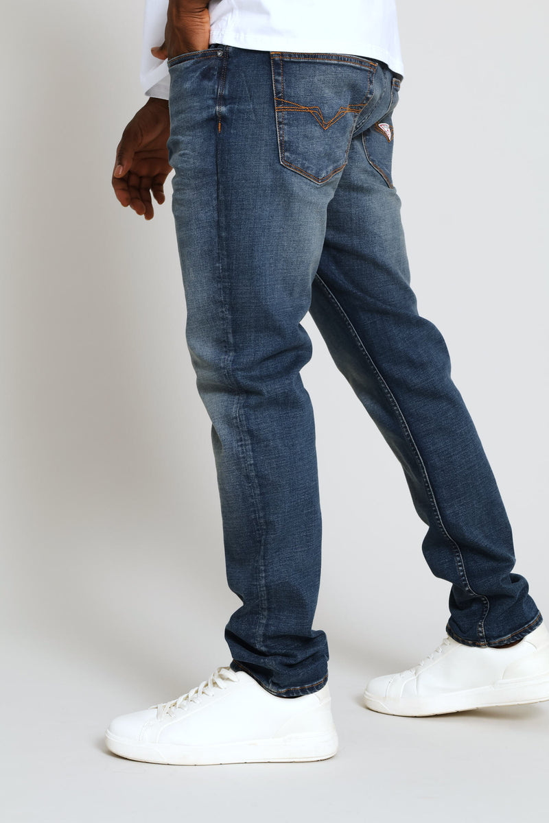 Brent Tapered Slim Denim - Dark Wash