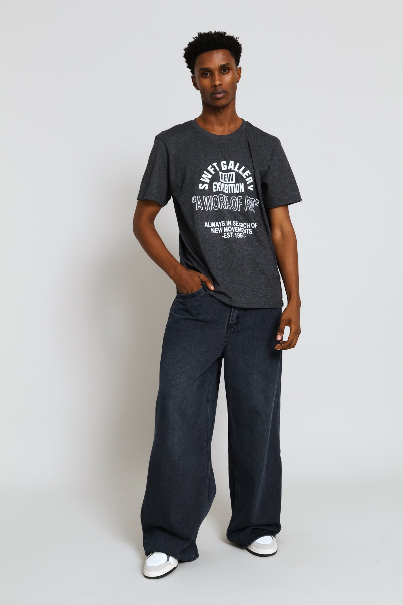 Mens Super Baggy Fashion Denim - Black – Edgars
