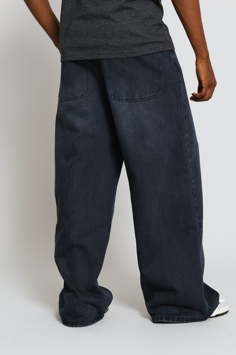 Super Baggy Fashion Denim - Black