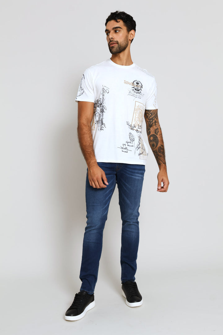 Basic 1981 Postage Tee - White
