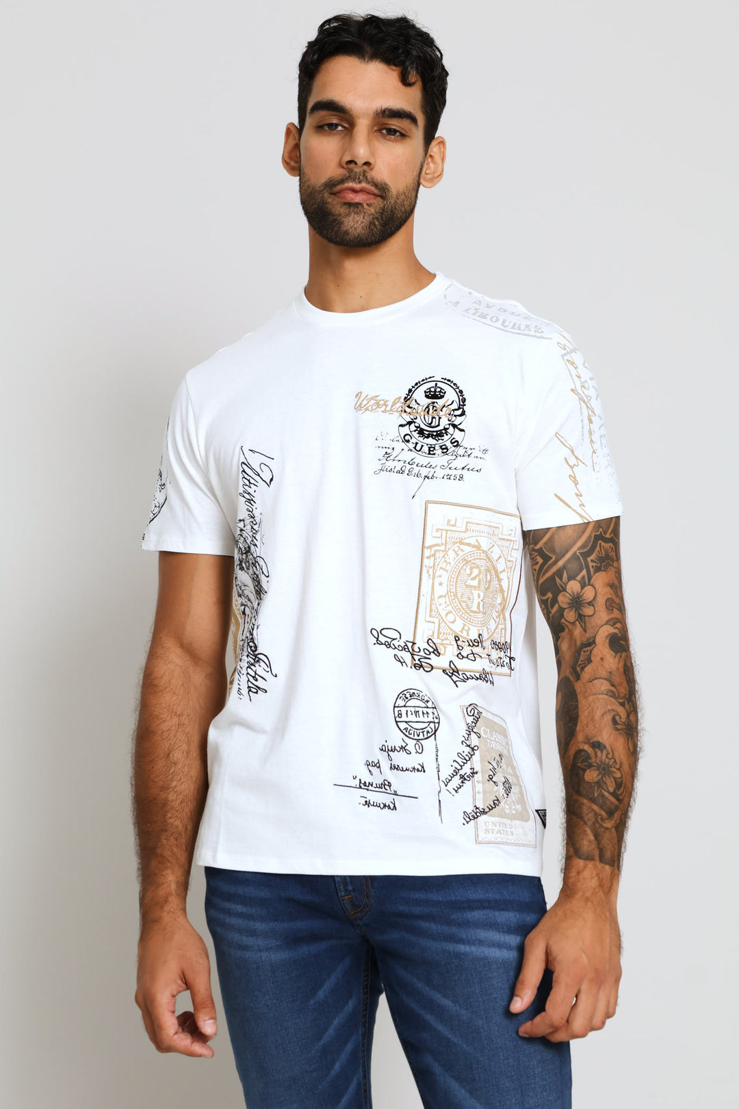 Basic 1981 Postage Tee - White