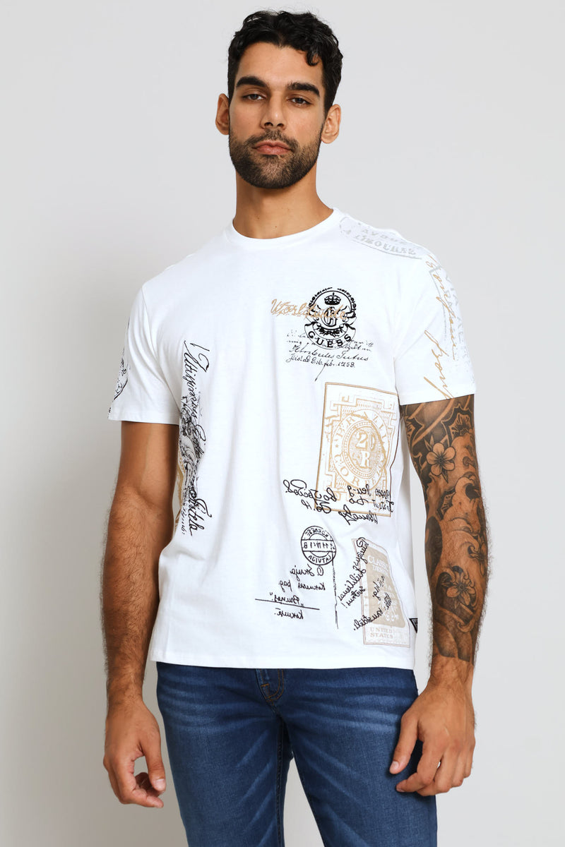 Basic 1981 Postage Tee - White