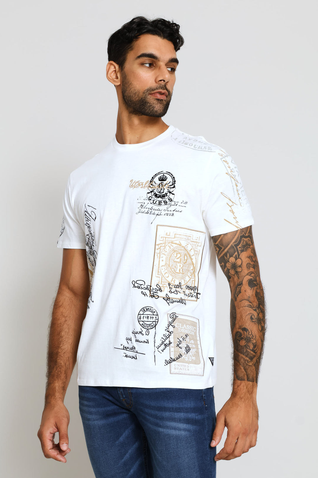 Basic 1981 Postage Tee - White