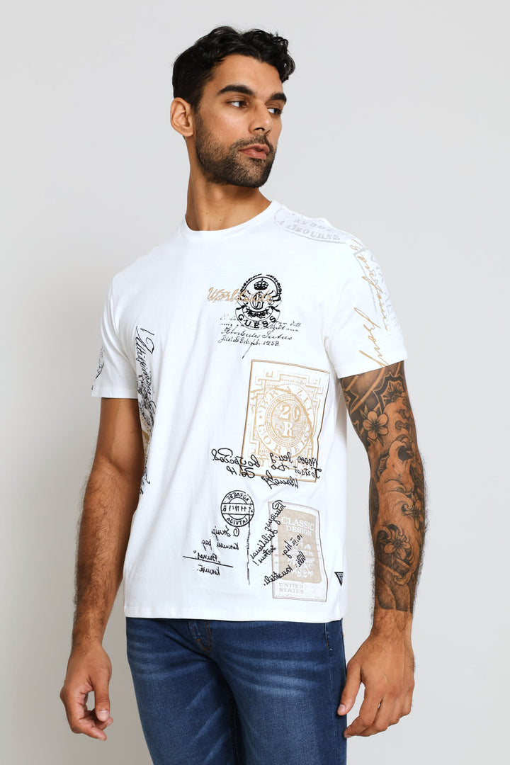 Basic 1981 Postage Tee - White