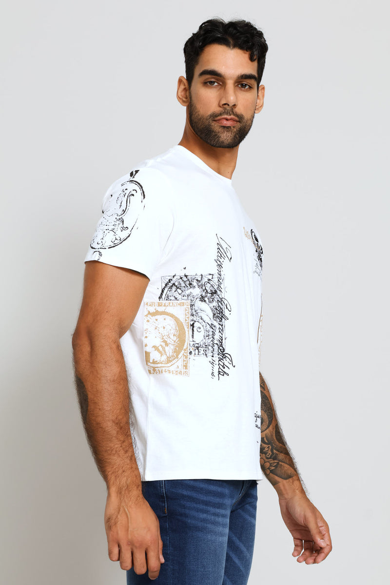 Basic 1981 Postage Tee - White