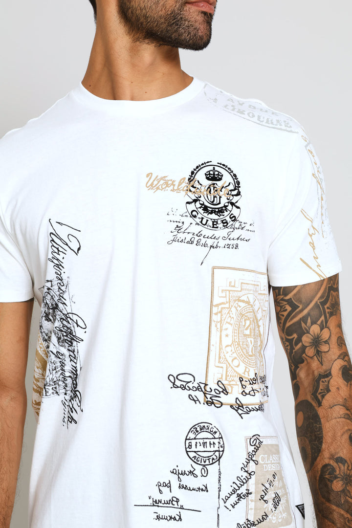 Basic 1981 Postage Tee - White