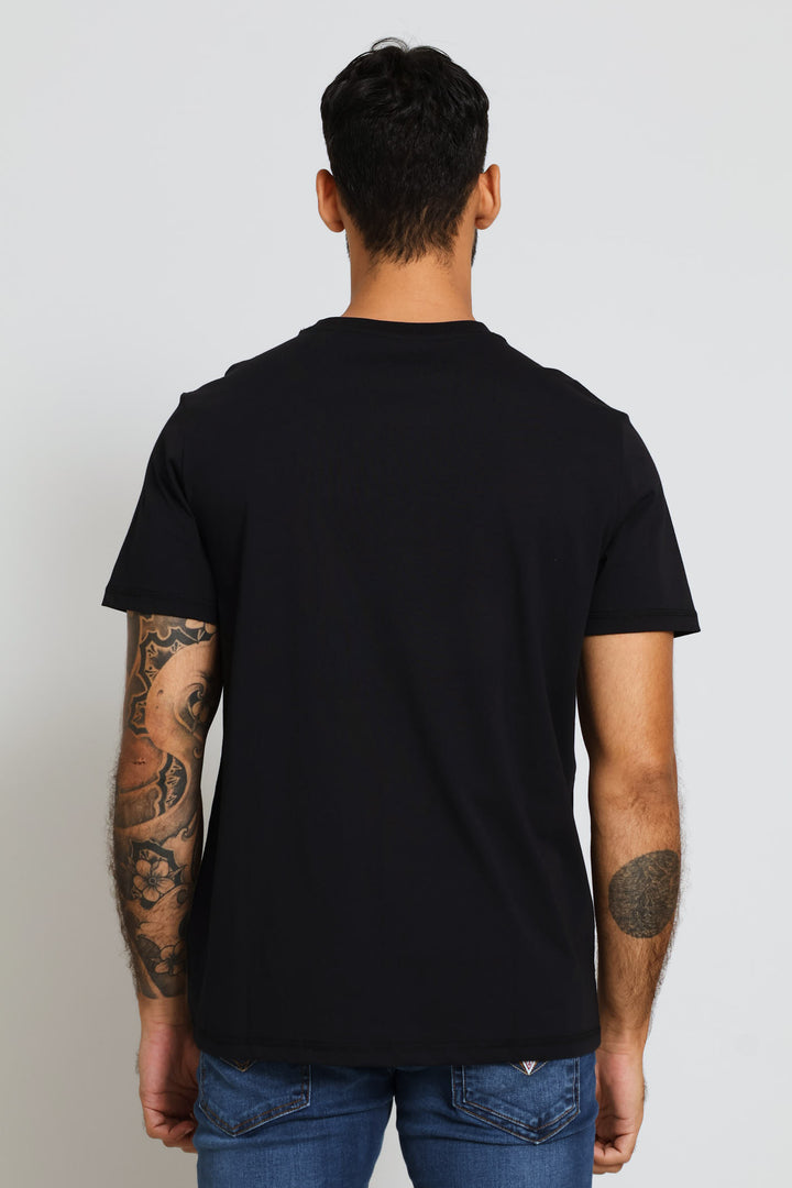Embroidery Logo Tee - Black