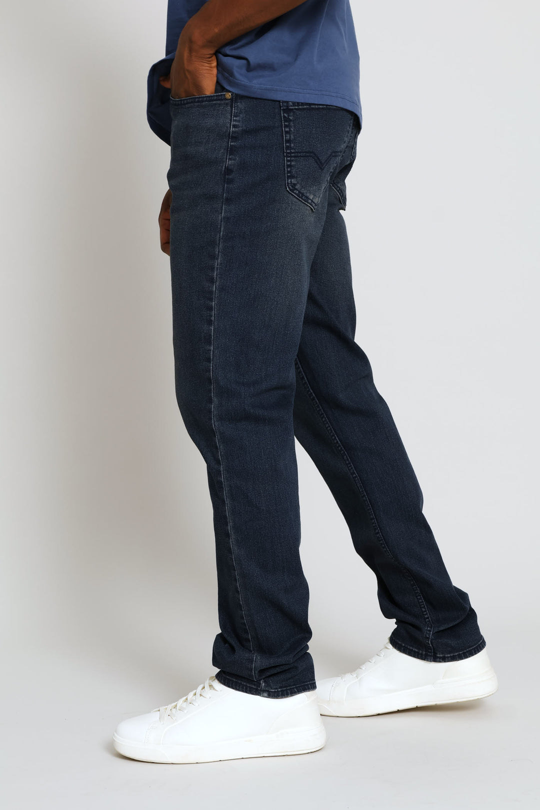 Straight Stretch Denim - Dark Wash