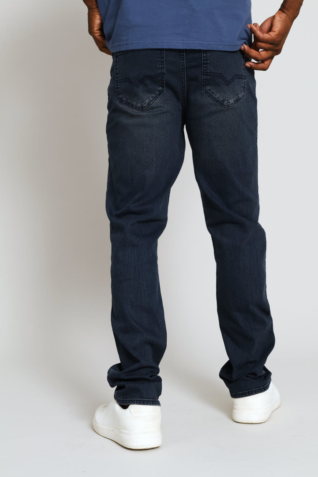 Straight Stretch Denim - Dark Wash