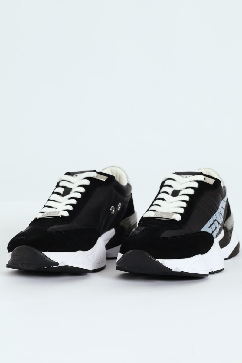 Setback Sportie Sneaker - Black/White