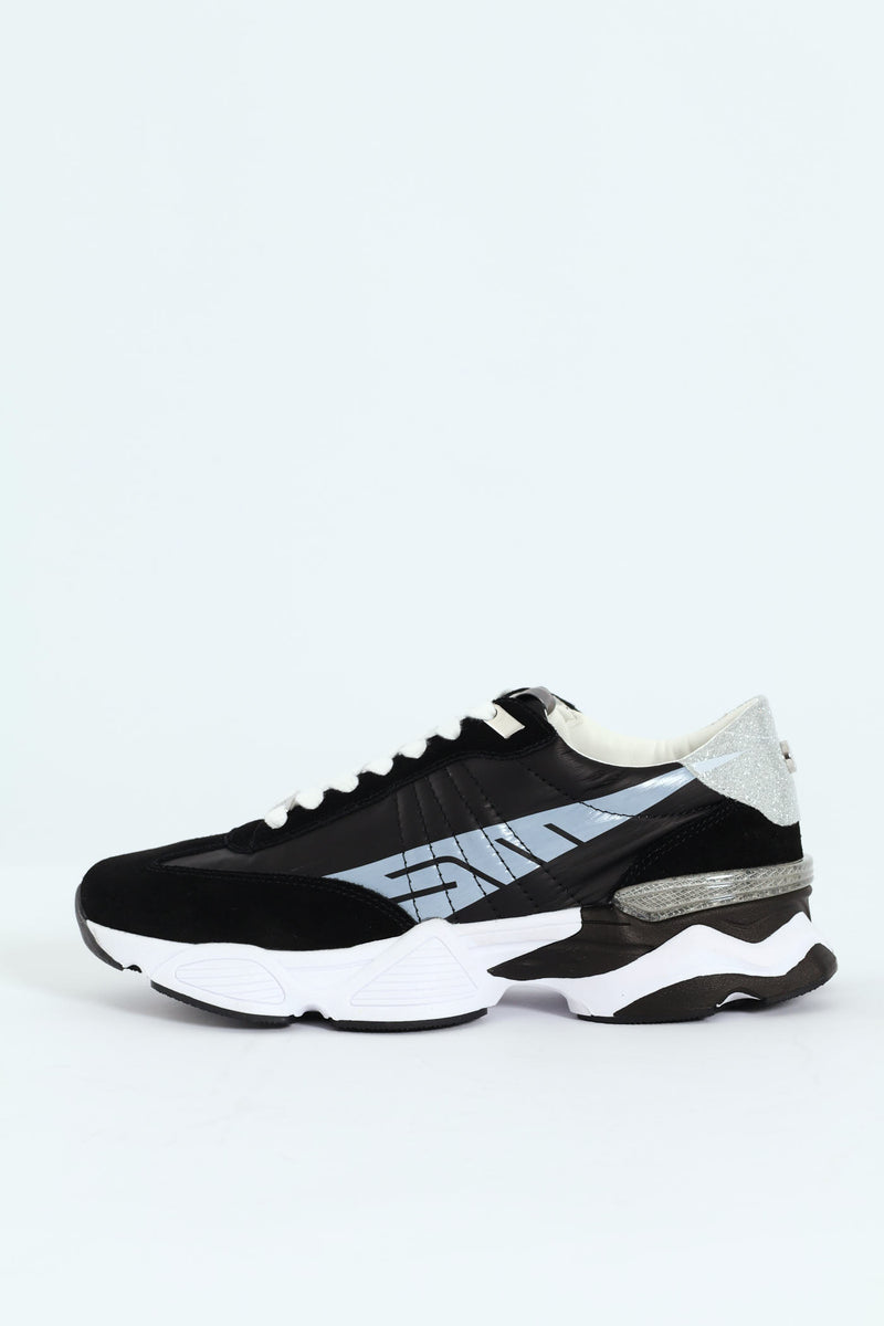 Setback Sportie Sneaker - Black/White
