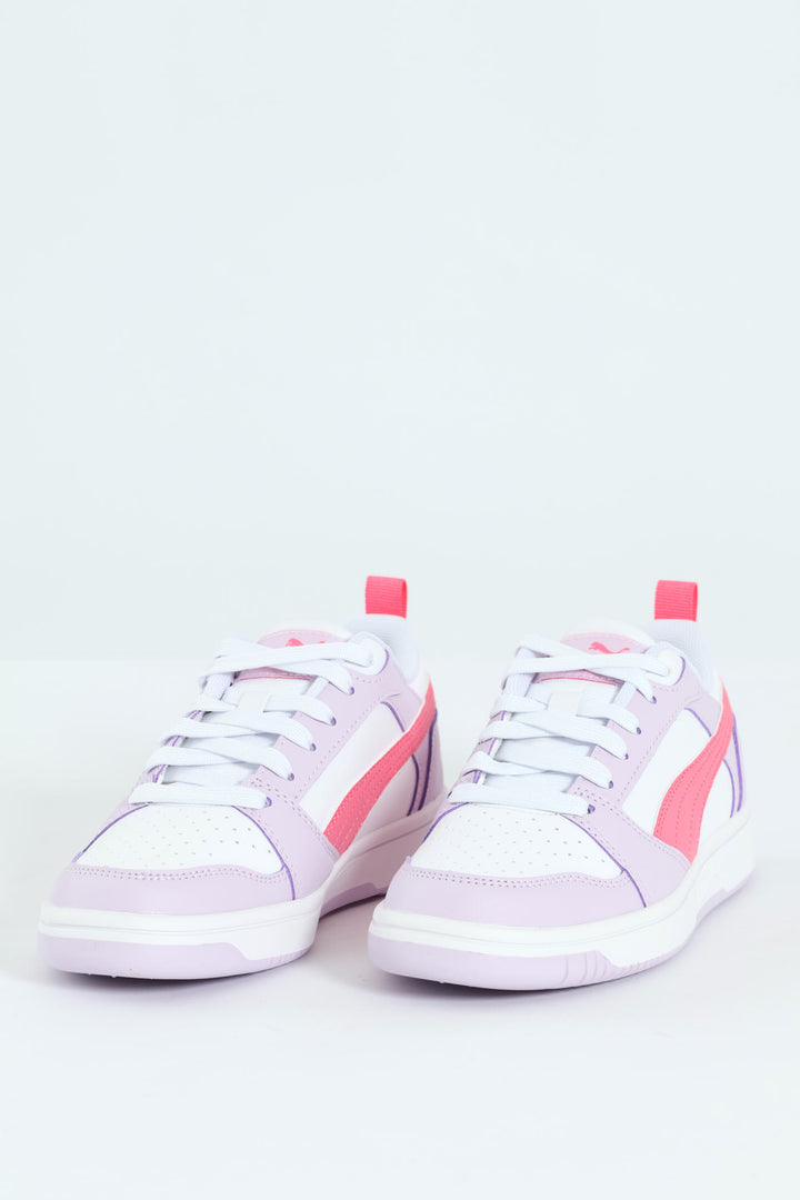 Girls Rebound V6 Low Sneaker - Lilac