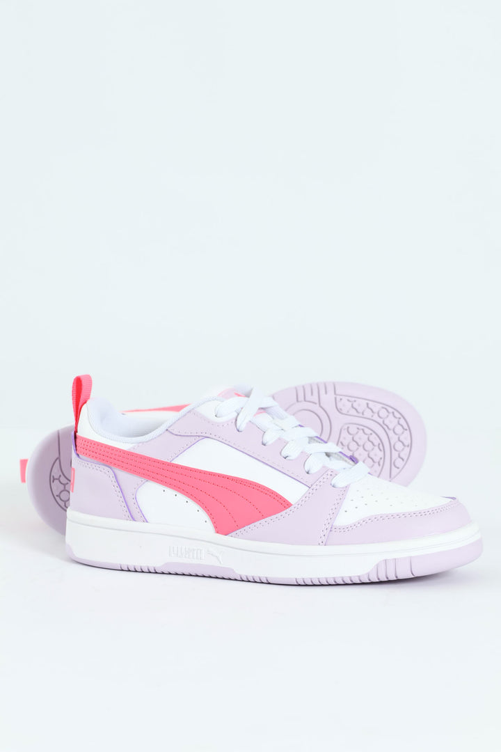 Girls Rebound V6 Low Sneaker - Lilac