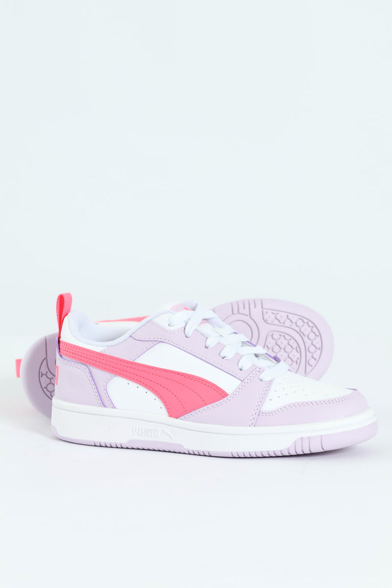 Girls Rebound V6 Low Sneaker - Lilac